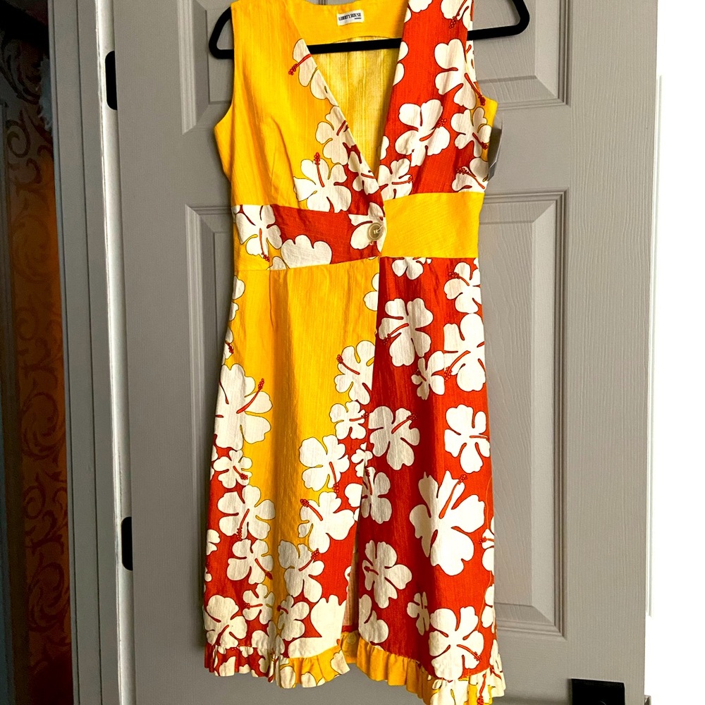 Vintage Hawaiian S wrap coverup dress surf